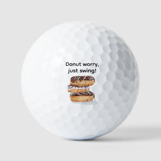 Maak je niet druk, zwaai gewoon met een stapel cho golfballen (Voorkant)