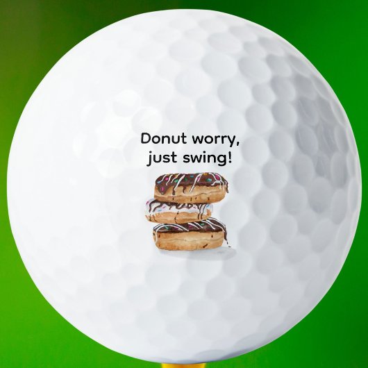 Maak je niet druk, zwaai gewoon met een stapel cho golfballen