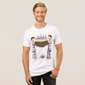 "Maak Je Nu Voorbereid"  Tri-Blend Shirt (Voorkant volledig)