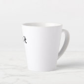 Maak je promotiebeker weggeefactie latte mok (Rechterhoek)