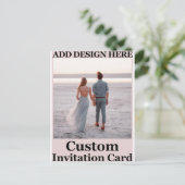 maak je unieke maatwerk briefkaart (Staand voorkant)