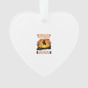 Maak je vast Vlindermeisje Halloween Geest Heksenh Ornament