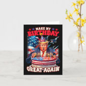 Maak je verjaardag weer geweldig kaart (Gele Bloem)