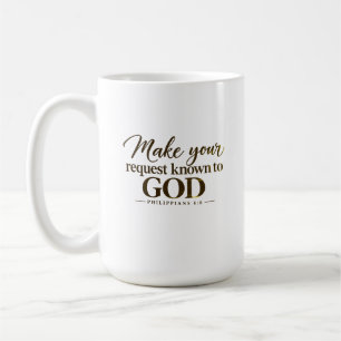 Maak je verzoek bekend aan God Koffiemok