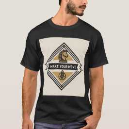 Maak Je Zet – Schaakstuk Ontwerp T-shirt