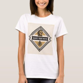 Maak Je Zet – Schaakstuk Ontwerp T-shirt
