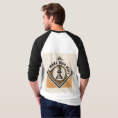 Maak Je Zet – Schaakstuk Ontwerp T-shirt (Achterkant volledig)