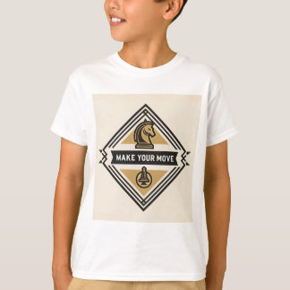 Maak Je Zet – Schaakstuk Ontwerp T-shirt