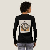 Maak Je Zet – Schaakstuk Ontwerp Tri-Blend Shirt (Achterkant)