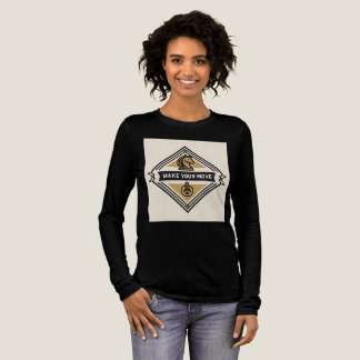 Maak Je Zet – Schaakstuk Ontwerp Tri-Blend Shirt