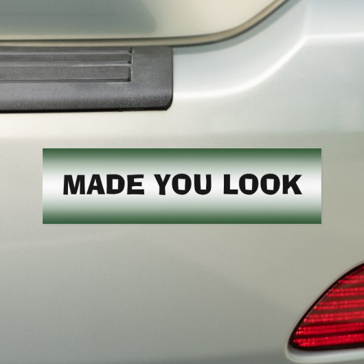 MAAK JE ZIEN BUMPERSTICKER (Op auto)