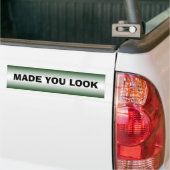 MAAK JE ZIEN BUMPERSTICKER (Op Truck)