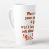 Maak je zorgen over je eigen keuze voor Sin Pro Latte Mok (Linkerhoek)