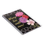 maak je zorgen over minder glimlach notitieboek (Rechterzijde)