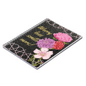 maak je zorgen over minder glimlach notitieboek (Linkerzijde)