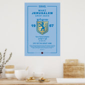 Maak Jeruzalem weer Groot Poster (Keuken)