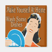 Maak jezelf aan het begin van de wasbeurt magneet (Voorkant)