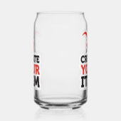 MAAK-JEZELF DIY Aangepast ontwerp upload je eigen Blikvorm Glas (Links)