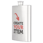 MAAK-JEZELF DIY Aangepaste upload ontwerp Bachelor Heupfles (Links)