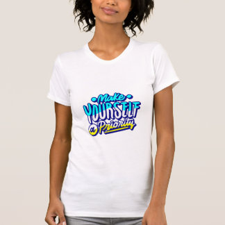 maak jezelf een prioriteit motivationeel ontwerp t-shirt
