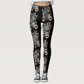 Maak Jezelf Eerst Gelukkig Leggings (Voorkant)