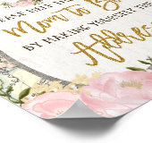 Maak jezelf het Geadresseerde Baby van het Wereldb Poster (Hoek)