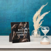 Maak jezelf sterk. Women's Workout Motivatie Fotoplaat (Insitu)