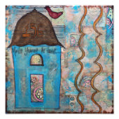 Maak jezelf thuis foto afdruk (Voorkant)