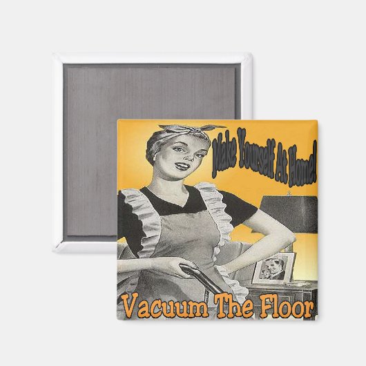 Maak jezelf thuis op de vacuümvloer magneet (Voorkant / Achterkant)