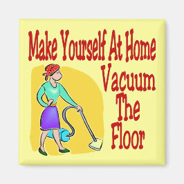 Maak jezelf thuis vacuüm de vloer magneet