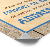 Maak jezelf tot het Geadresseerde Cowboy Shower Si Poster (Hoek)