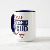 "Maak jezelf trots"-mokken Mok (Voorkant links)