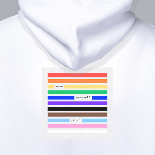 Maak Jezelf Trots Regenboog Redactie Pride 2026 Hoodie