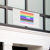 Maak Jezelf Trots Regenboog Redactie Pride 2026 Spandoek (Buitenkant Gebouw)