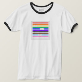 Maak jezelf trots Regenboog Redactie Pride 2026 T-shirt