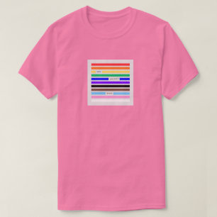 Maak jezelf trots Regenboog Redactie Pride 2026 T-shirt