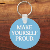 Maak jezelf trots sleutelhanger (Achterkant)