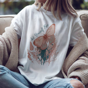Maak Jezelf Vrij Vlinder T-shirt