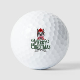 Maak jezelf vrolijk kerstfeest met een Franse bull Golfballen