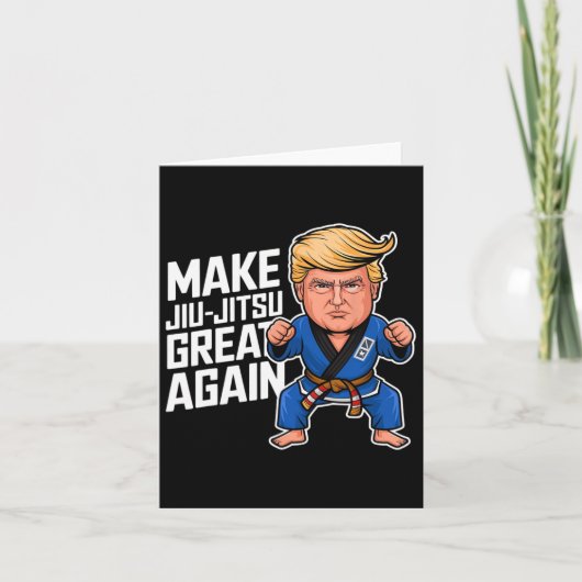 Maak Jiu-jitsu weer geweldig grappig Trump Kaart (Voorkant)