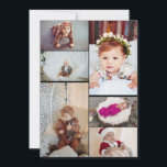 Maak Jouw Eigen 6 Foto Collage Notitiekaartje<br><div class="desc">Pas je fotografie aan. Je kunt dit aangepaste product maken voor speciale gelegenheden zoals huwelijken,  verjaardagen,  Kerstmis,  Feestdagen,  Herdenkingen,  Afstuderen,  Jubileum en meer. Het kan ook worden gegeven als een cadeau aan je beste vriend,  goede vriend,  familie en verwanten.</div>