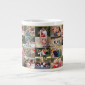 Maak Jouw Eigen Aangepaste 28 Foto Collage van het Grote Koffiekop (Voorkant)