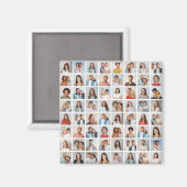 Maak Jouw Eigen Aangepaste Foto Collage van 64 Fot Magneet (Voorkant / Achterkant)