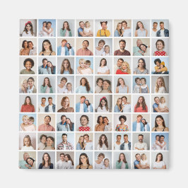 Maak Jouw Eigen Aangepaste Foto Collage van 64 Fot Magneet