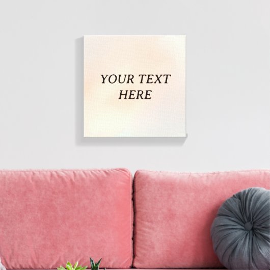Maak Jouw Eigen Canvas – Minimalistisch Pastel Des Afdruk (Insitu (Woonkamer))