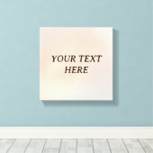 Maak Jouw Eigen Canvas – Minimalistisch Pastel Des Afdruk (Insitu (Houten vloer))