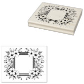 Maak Jouw Eigen Cosmos Bloem Frame Bloemstuk Rubberstempel (Gestempeld)