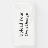 Maak Jouw Eigen Eenvoudige Aangepaste Vinyl 1.6' x Spandoek (Verticaal)