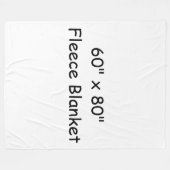 Maak Jouw Eigen Fleece Deken (Voorkant (Horizontaal))