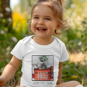 Maak Jouw Eigen Foto & Aangepaste Tekst Baby Body' Romper